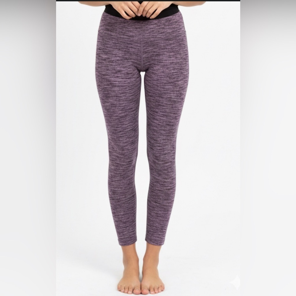 Purple and Black Leggings